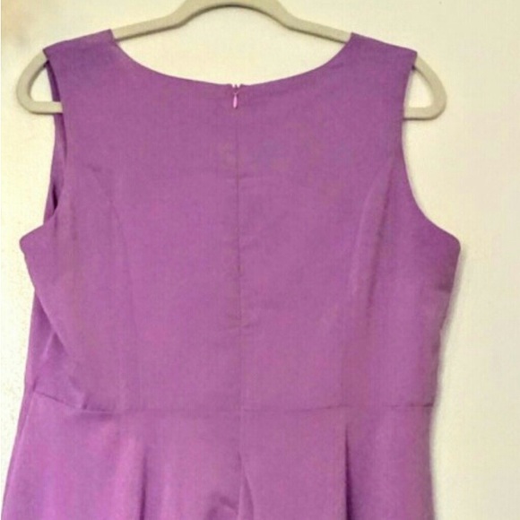 Cute Lightweight Fit & Flare Dress, Color: Lavender Size: XL - Picture 4 of 6